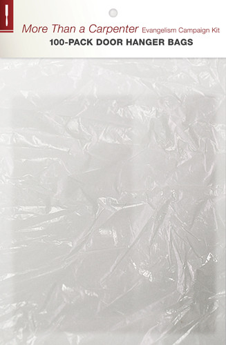 More Than a Carpenter Evangelism Campaign Door Hanger Bags 100-Pack - 