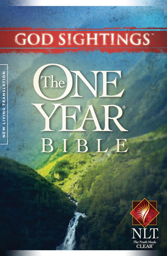 God Sightings: The One Year Bible NLT - Softcover