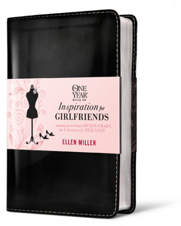 The One Year Book of Inspiration for Girlfriends - LeatherLike