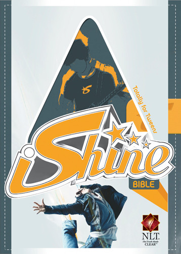 iShine Bible NLT - LeatherLike Backstage Blue Blue