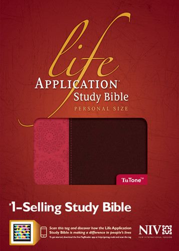 Life Application Study Bible NIV, Personal Size, TuTone - LeatherLike