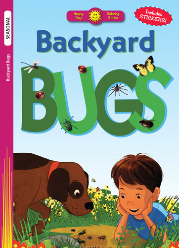 Backyard Bugs - Softcover Sticker book Picture book
