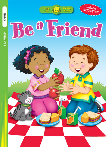 Be a Friend - Softcover Sticker book Picture book