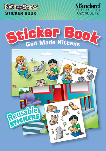 God Made Kittens Sticker Book - Stickers