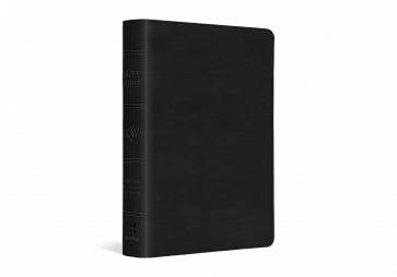 ESV Large Print Compact Bible, Red Letter (TruTone, Black) - Imitation Leather With ribbon marker(s)