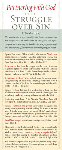 Partnering with God in the Struggle over Sin 50-pack - Cards