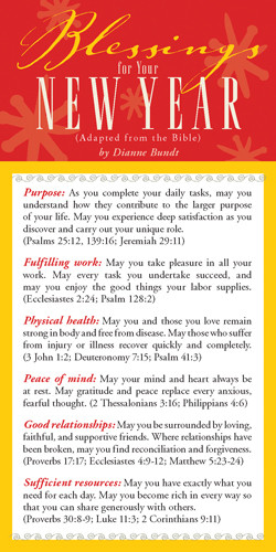 Blessings for Your New Year 50-pack - Cards