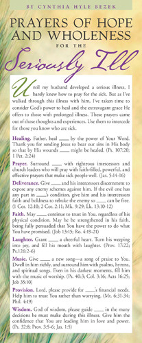 Prayers of Hope and Wholeness for the Seriously Ill 50-pack - Cards