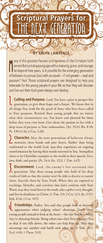Scriptural Prayers for the Next Generation 50-pack - Cards