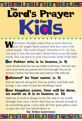 The Lord's Prayer for Kids 20-pack - Cards