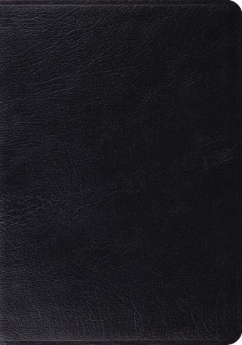 ESV Study Bible (Genuine Leather, Black, Indexed) - Genuine Leather With ribbon marker(s)