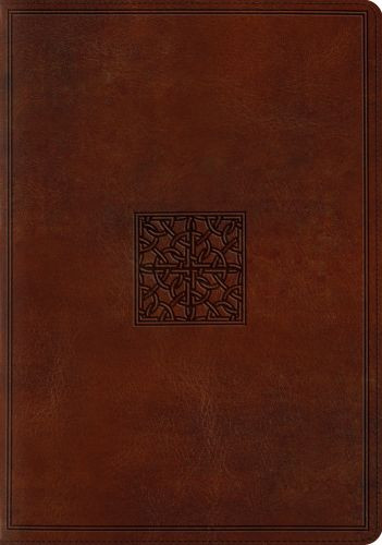 ESV Study Bible (TruTone, Walnut, Celtic Imprint Design) - Imitation Leather With ribbon marker(s)