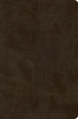 ESV Value Compact Bible (TruTone, Olive, Celtic Cross Design) - Imitation Leather