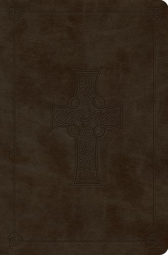 ESV Value Compact Bible (TruTone, Olive, Celtic Cross Design) - Imitation Leather