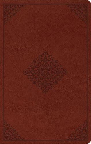 ESV Large Print Value Thinline Bible (TruTone, Tan, Ornament Design) - Imitation Leather