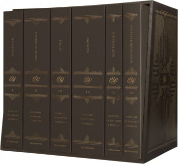 ESV Reader's Bible, Six-Volume Set (Press-grain Paperback) - Softcover