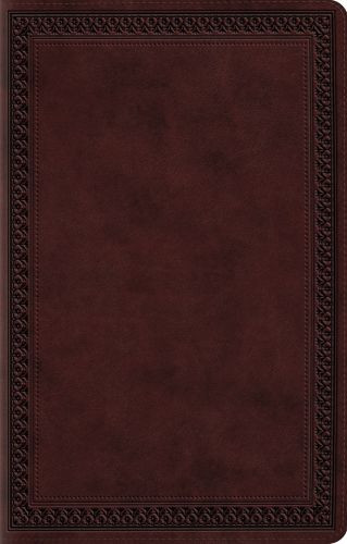 ESV Premium Gift Bible (TruTone, Mahogany, Border Design) - Imitation Leather