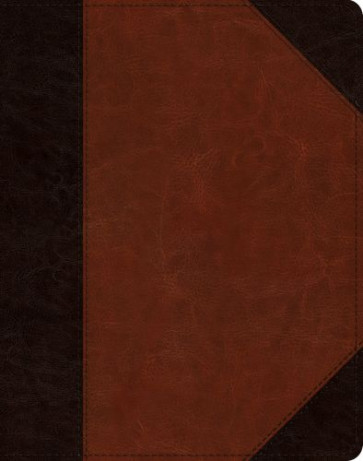 ESV Single Column Journaling Bible (TruTone, Brown/Cordovan, Portfolio Design) - Imitation Leather With ribbon marker(s)