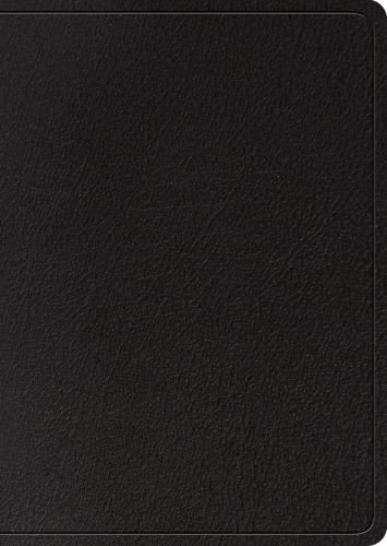 ESV Study Bible, Large Print (Genuine Leather, Black, Indexed) - Genuine Leather With ribbon marker(s)
