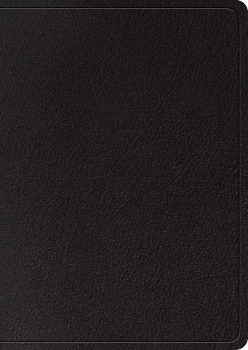 ESV Study Bible, Large Print (Genuine Leather, Black, Indexed) - Genuine Leather With ribbon marker(s)