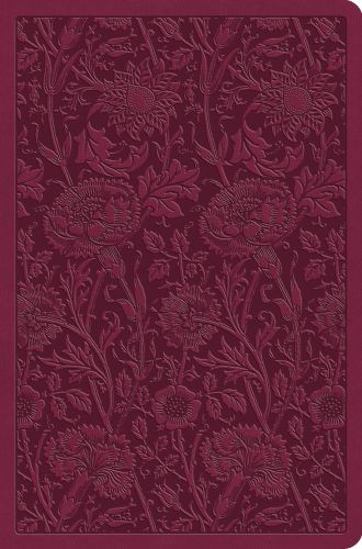 ESV Value Compact Bible (TruTone, Raspberry, Floral Design) - Imitation Leather