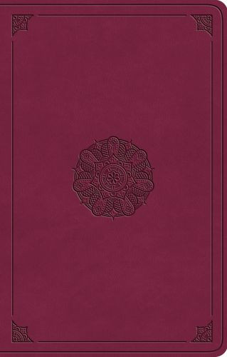 ESV Premium Gift Bible (TruTone, Raspberry, Emblem Design) - Imitation Leather