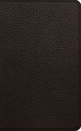 ESV Pocket Bible (Buffalo Leather, Deep Brown) - Genuine Leather With ribbon marker(s)