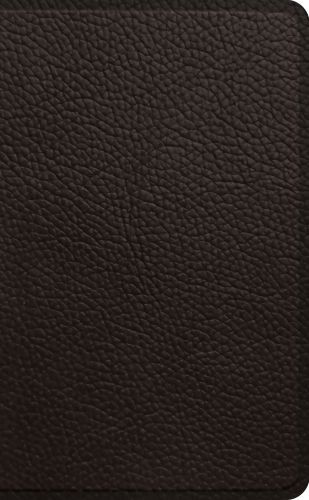 ESV Pocket Bible (Buffalo Leather, Deep Brown) - Genuine Leather With ribbon marker(s)