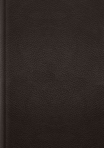 ESV Single Column Journaling Bible, Large Print (Buffalo Leather, Deep Brown) - Genuine Leather With ribbon marker(s)