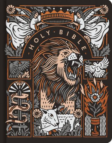 ESV Single Column Journaling Bible, Artist Series (Hardcover, Joshua Noom, The Lion and the Lamb) - Hardcover With ribbon marker(s)