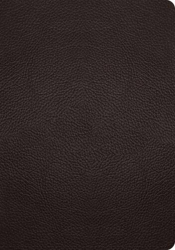 ESV Study Bible (Buffalo Leather, Deep Brown) - Genuine Leather Multicolor With ribbon marker(s)
