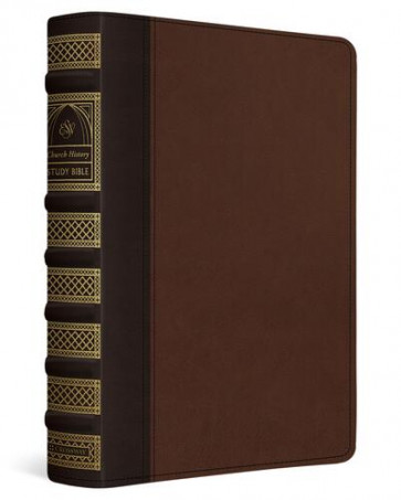 ESV Church History Study Bible - Imitation Leather With ribbon marker(s)
