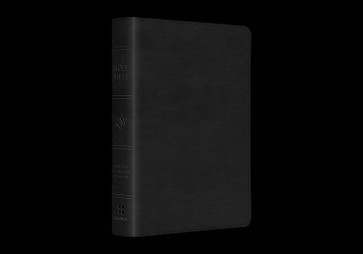 ESV Large Print Compact Bible, Red Letter (TruTone, Black) - Imitation Leather With ribbon marker(s)