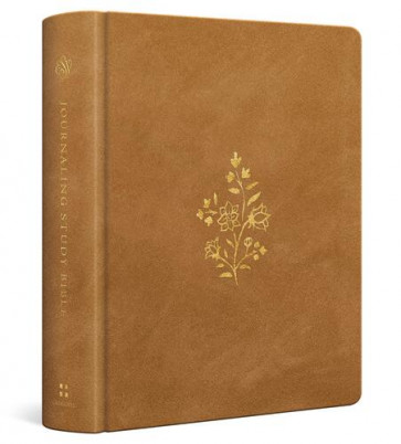 ESV Journaling Study Bible (TruTone over Board, Nubuck Caramel) - Imitation Leather With ribbon marker(s)