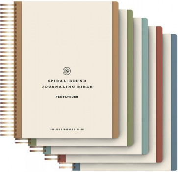 ESV Spiral-Bound Journaling Bible, Five-Volume Set (Hardcover) - Hardcover