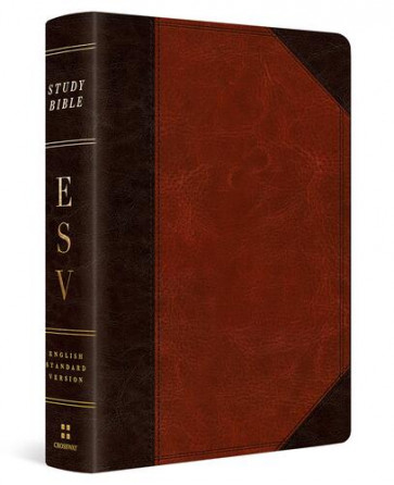 ESV Study Bible, Personal Size (TruTone, Brown/Cordovan, Portfolio Design) - Imitation Leather With ribbon marker(s)