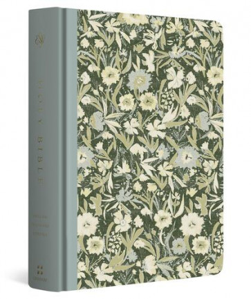 ESV Single Column Journaling Bible, Large Print, Artist Series (Cloth over Board, Lulie Wallace, Martha) - Hardcover With ribbon marker(s)