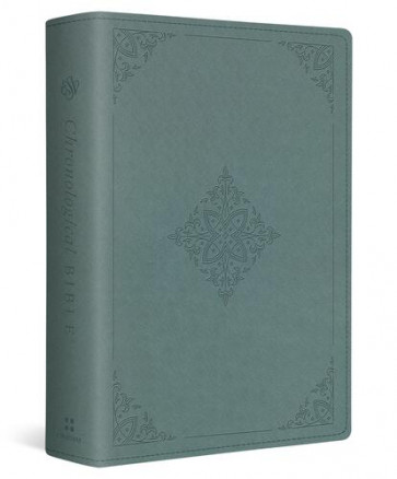 ESV Chronological Bible (TruTone, Paris Sky, Fleur-de-lis Design) - Imitation Leather With ribbon marker(s)
