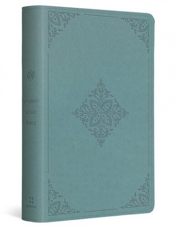 ESV Student Study Bible (TruTone, Paris Sky, Fleur-de-lis Design) - Imitation Leather With ribbon marker(s)