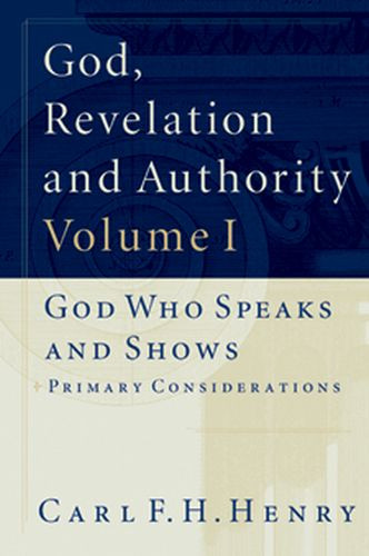 God, Revelation and Authority (Set of 6) - Softcover