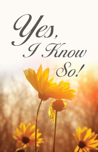 Yes, I Know So! (ATS)  - Pamphlet