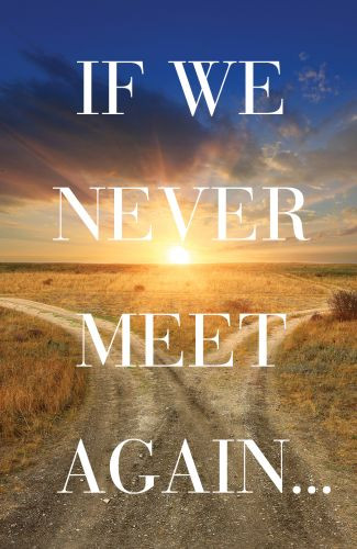 If We Never Meet Again (ATS)  - Pamphlet