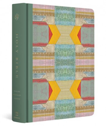ESV Single Column Journaling Bible, Artist Series (Cloth over Board, Jessica Dennis Bush, Trellis) - Hardcover With ribbon marker(s)