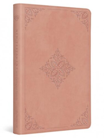 ESV New Testament with Psalms and Proverbs (TruTone, Blush Rose, Fleur-de-lis Design) - Imitation Leather With ribbon marker(s)