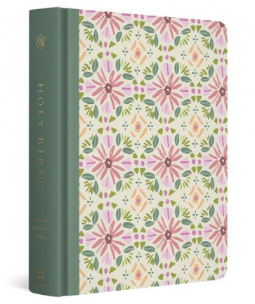 ESV Single Column Journaling Bible, Artist Series (Cloth over Board, Lulie Wallace, Penelope) - Hardcover With ribbon marker(s)