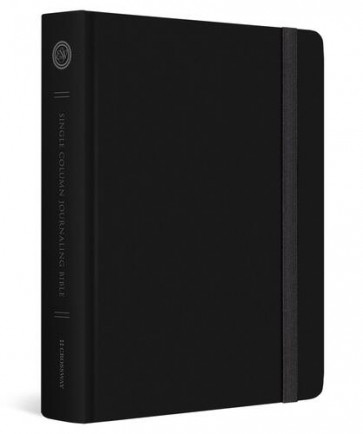ESV Single Column Journaling Bible (Original, Black) - Hardcover With ribbon marker(s)