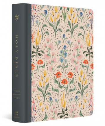 ESV Single Column Journaling Bible, Artist Series (Cloth over Board, Lulie Wallace, In Bloom) - Hardcover With ribbon marker(s)
