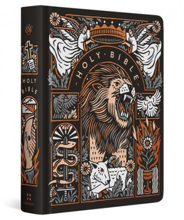 ESV Single Column Journaling Bible, Artist Series (Hardcover, Joshua Noom, The Lion and the Lamb) - Hardcover With ribbon marker(s)