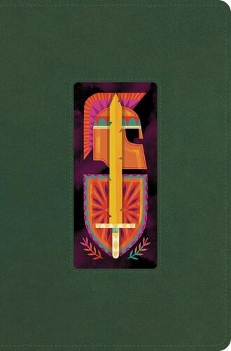 ESV The Biggest Story Holy Bible for Kids (TruTone, Dark Green, Armor Design) - Imitation Leather With ribbon marker(s)
