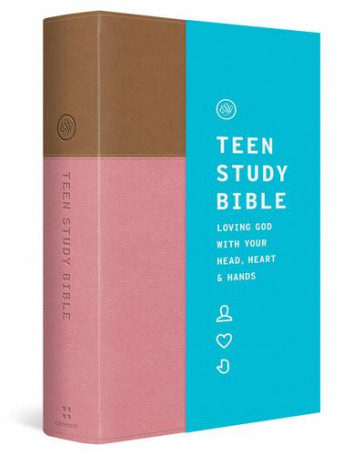 ESV Teen Study Bible (TruTone, Blush/Caramel) - Imitation Leather With ribbon marker(s)